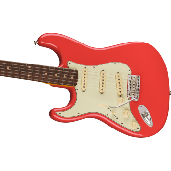 FENDER American Vintage II 1961 Stratocaster Gaucher touche palissandre Fiesta Red
