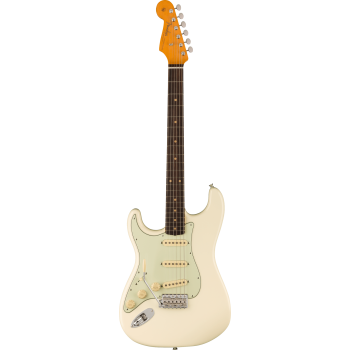 FENDER American Vintage II 1961 Stratocaster Gaucher touche palissandre Olympic White