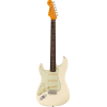 FENDER American Vintage II 1961 Stratocaster Gaucher touche palissandre Olympic White