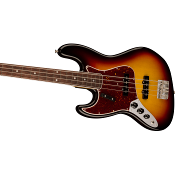FENDER American Vintage II 1966 Jazz Bass Gaucher touche palissandre 3-Color Sunburst