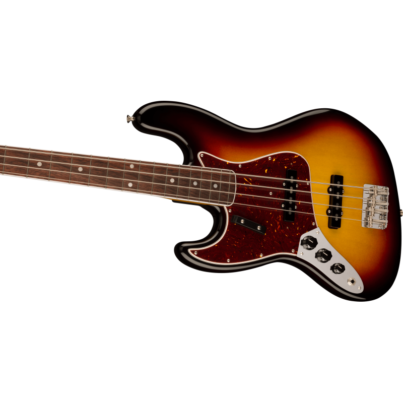 FENDER American Vintage II 1966 Jazz Bass Gaucher touche palissandre 3-Color Sunburst