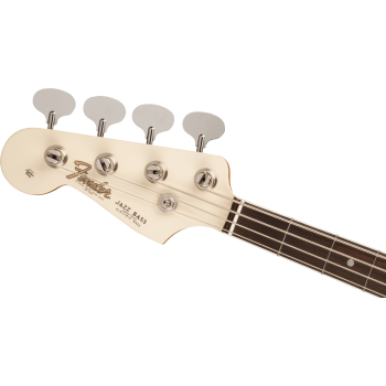 FENDER American Vintage II 1966 Jazz Bass Gaucher touche palissandre Olympic White