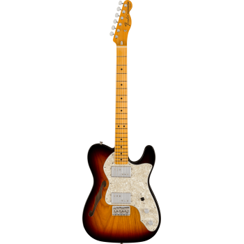 FENDER American Vintage II 1972 Telecaster Thinline touche erable 3-Color Sunburst