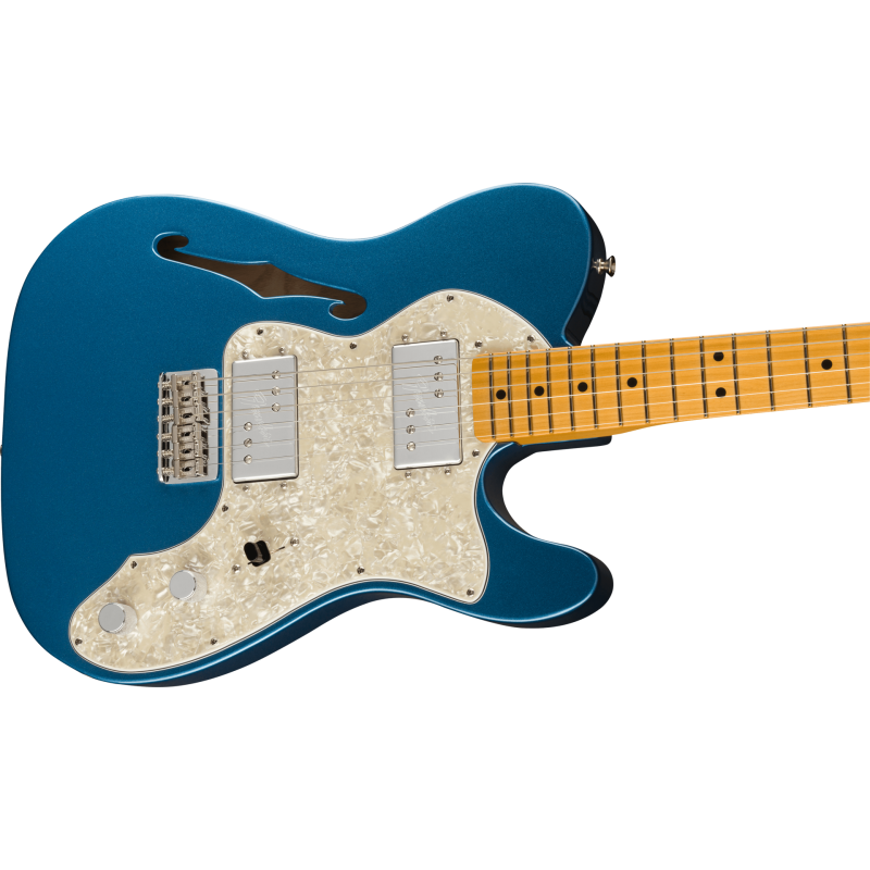 FENDER American Vintage II 1972 Telecaster Thinline touche erable Lake Placid Blue