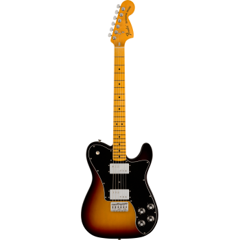 FENDER American Vintage II 1975 Telecaster Deluxe touche erable 3-Color Sunburst