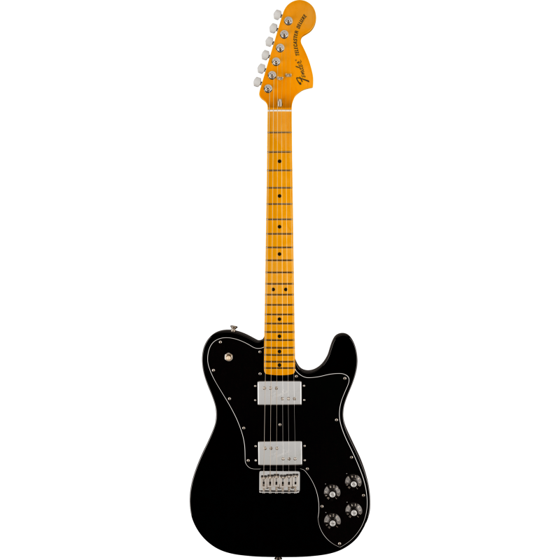 FENDER American Vintage II 1975 Telecaster Deluxe touche erable Black