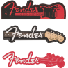 FENDER Bookmarks Set of 3