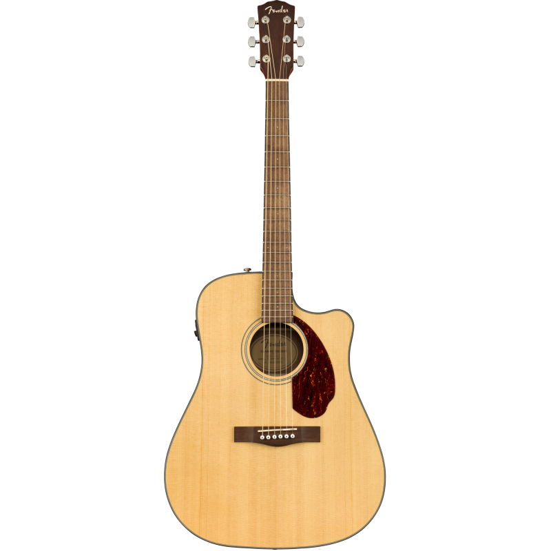 FENDER CD-140SCE Dreadnought touche Noyer Natural avec valise