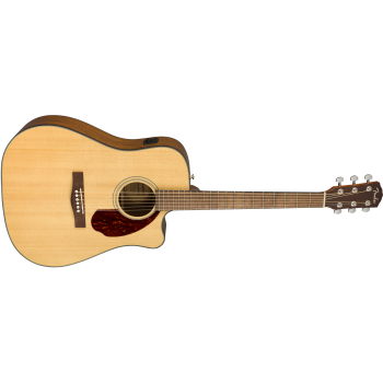 FENDER CD-140SCE Dreadnought touche Noyer Natural avec valise