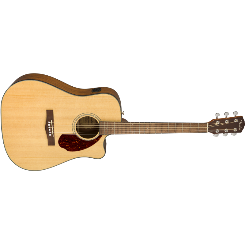 FENDER CD-140SCE Dreadnought touche Noyer Natural avec valise