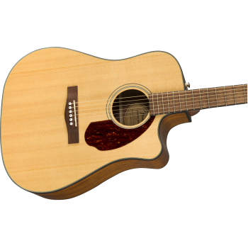 FENDER CD-140SCE Dreadnought touche Noyer Natural avec valise