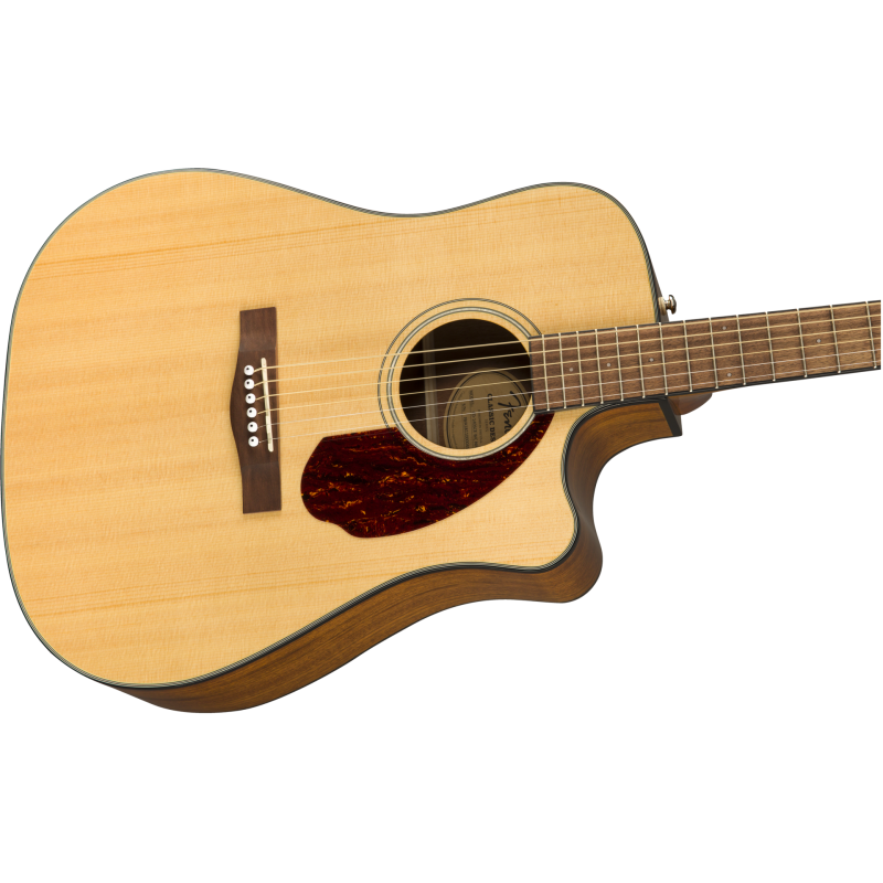 FENDER CD-140SCE Dreadnought touche Noyer Natural avec valise