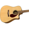 FENDER CD-140SCE Dreadnought touche Noyer Natural avec valise