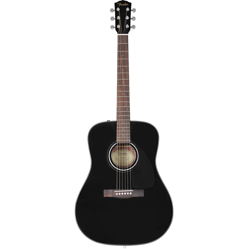 FENDER CD-60 Dreadnought V3 DS touche Noyer Black