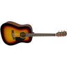 FENDER CD-60 Dreadnought V3 DS touche Noyer Sunburst