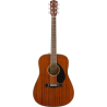 FENDER CD-60S Dreadnought touche Noyer All-Mahogany