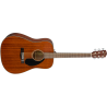 FENDER CD-60S Dreadnought touche Noyer All-Mahogany