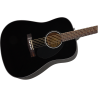 FENDER CD-60S Dreadnought touche Noyer Black