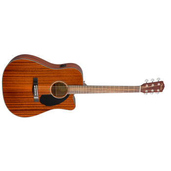 FENDER CD-60SCE Dreadnought touche Noyer All-Mahogany