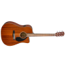 FENDER CD-60SCE Dreadnought touche Noyer All-Mahogany
