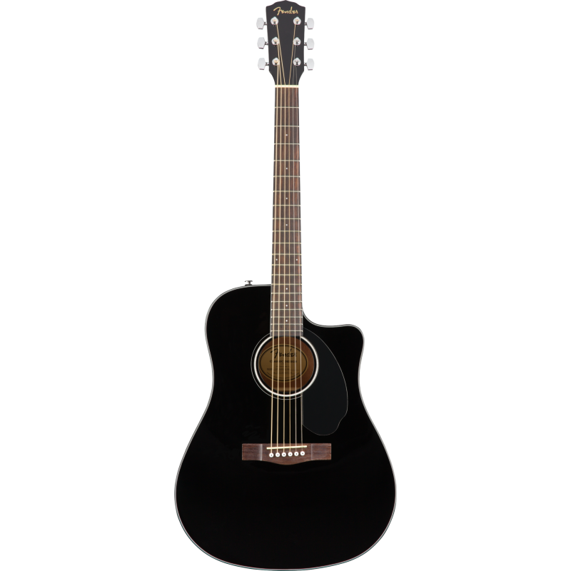 FENDER CD-60SCE Dreadnought touche Noyer Black