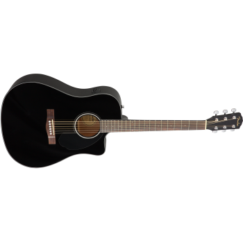 FENDER CD-60SCE Dreadnought touche Noyer Black