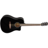 FENDER CD-60SCE Dreadnought touche Noyer Black