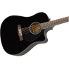 FENDER CD-60SCE Dreadnought touche Noyer Black