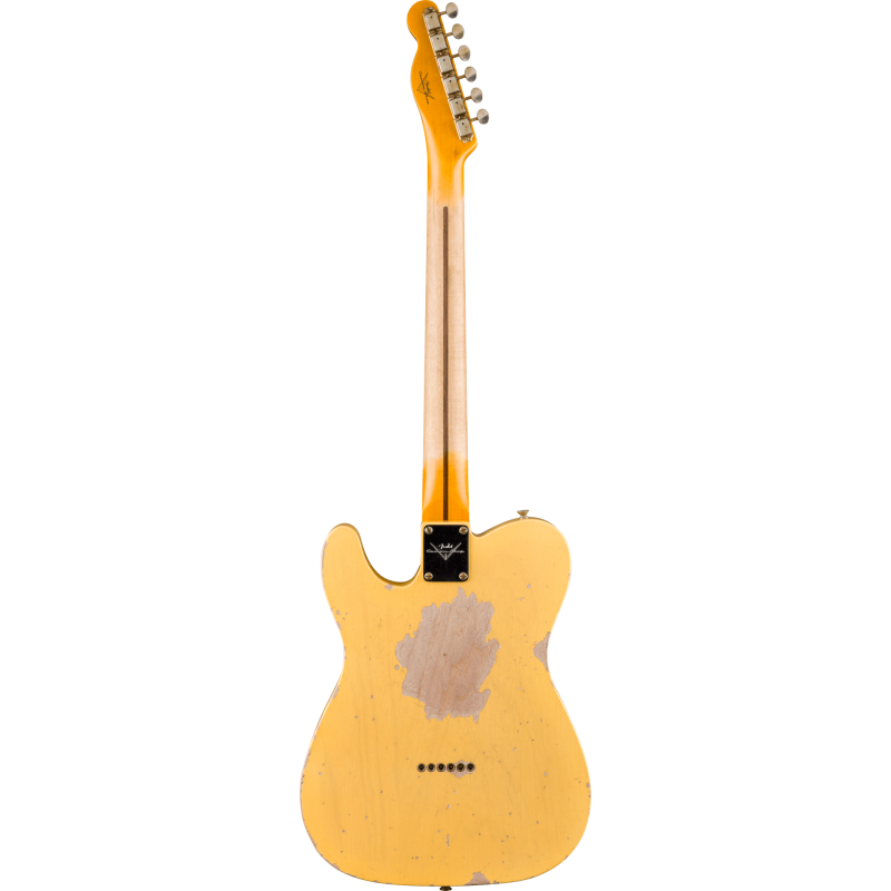 FENDER CUSTOM SHOP 1951 Nocaster Heavy Relic 1-Piece Rift Sawn Maple Neck Faded Aged Nocaster Blonde