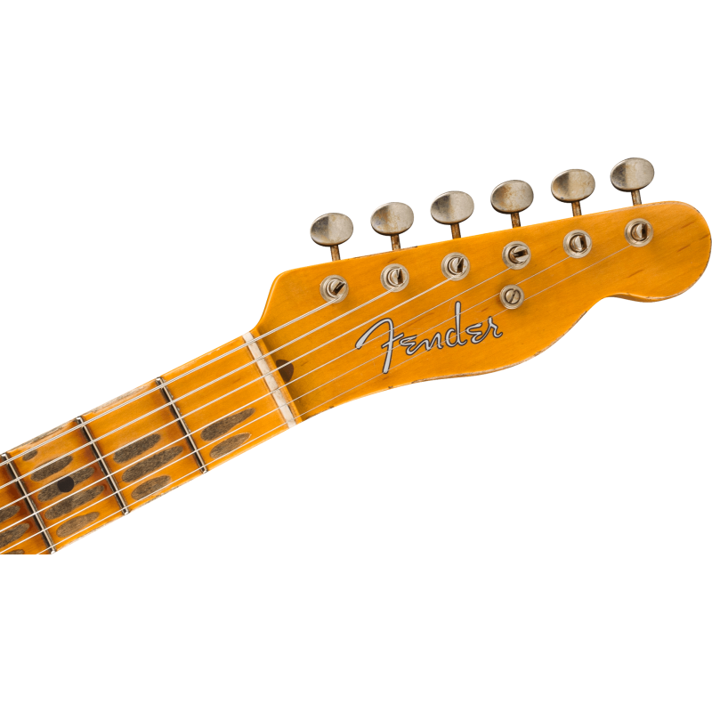 FENDER CUSTOM SHOP 1951 Nocaster Heavy Relic 1-Piece Rift Sawn Maple Neck Faded Aged Nocaster Blonde