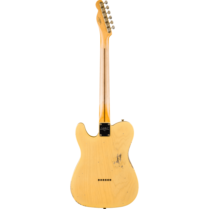 FENDER CUSTOM SHOP 1951 Nocaster Relic 1-Piece Rift Sawn Maple Neck Faded Aged Nocaster Blonde
