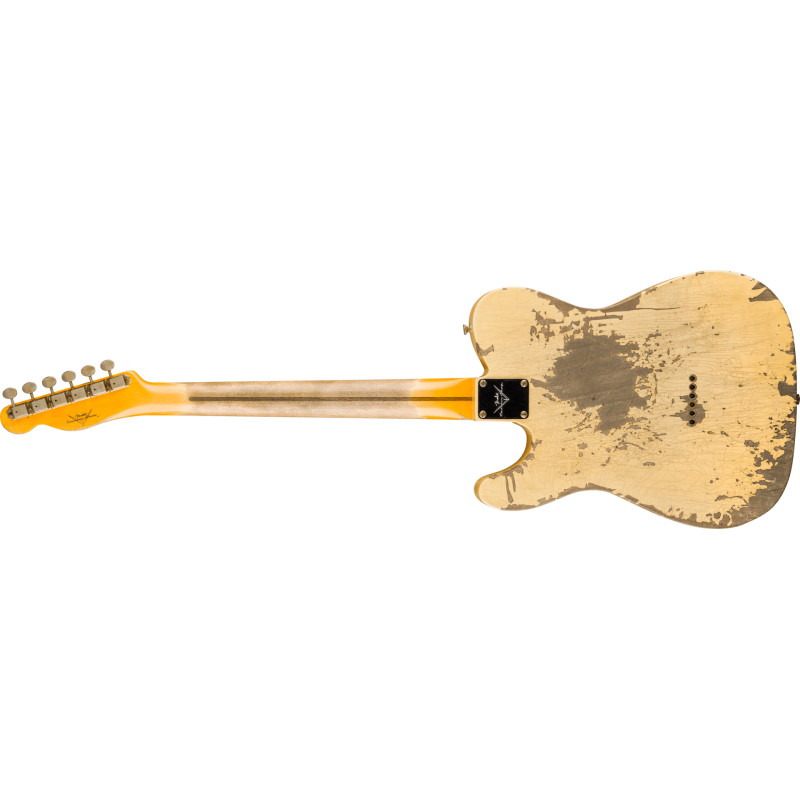 FENDER CUSTOM SHOP 1951 Nocaster Super Heavy Relic 1-Piece Rift Sawn Maple Neck Super Faded Aged Nocaster Blonde