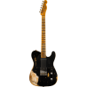 FENDER CUSTOM SHOP 1952 Telecaster Super Heavy Relic 1-Piece Quartersawn Maple Neck Aged Black