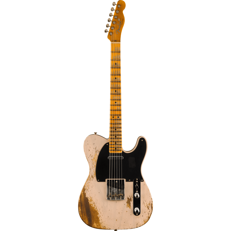 FENDER CUSTOM SHOP 1952 Telecaster Super Heavy Relic 1-Piece Quartersawn Maple Neck Aged Dirty White Blonde