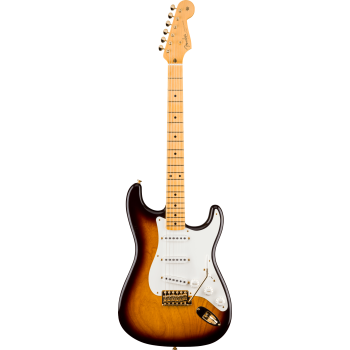 FENDER CUSTOM SHOP 1955 Stratocaster DLX Closet Classic 1-Piece Maple Neck Faded Aged Chocolate 2-Color Sunburst