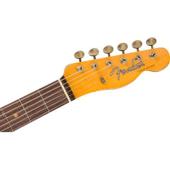 FENDER CUSTOM SHOP 1961 Telecaster Heavy Relic touche palissandre Faded Aged Candy Apple Red