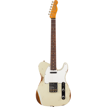 FENDER CUSTOM SHOP 1961 Telecaster Heavy Relic touche palissandre Faded Aged Tomatillo Green