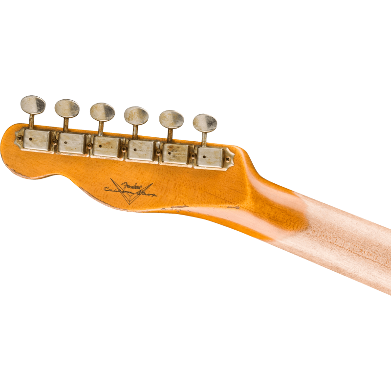 FENDER CUSTOM SHOP 1961 Telecaster Heavy Relic touche palissandre Faded Aged Tomatillo Green