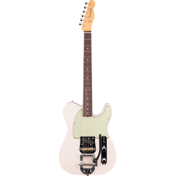 FENDER CUSTOM SHOP 1963 Esquire Custom Bigsby DLX Closet Classic touche palissandre Faded Shell Pink