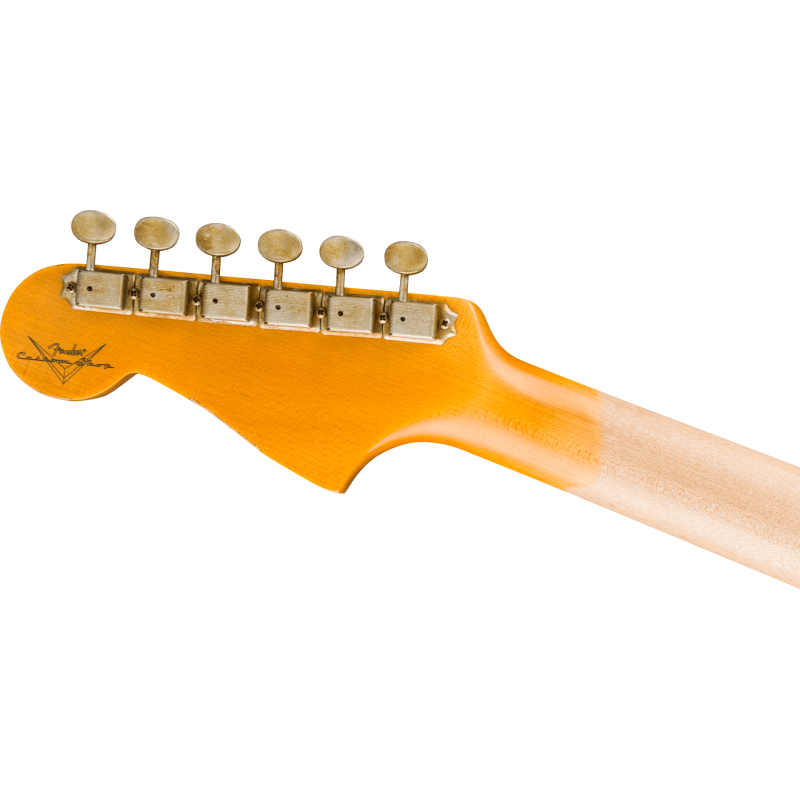 FENDER CUSTOM SHOP 1963 Jazzmaster Relic touche palissandre Aged Shell Pink