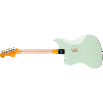 FENDER CUSTOM SHOP 1963 Jazzmaster Relic touche palissandre Aged Surf Green