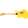 FENDER CUSTOM SHOP 1965 Jaguar Heavy Relic touche palissandre Faded Graffiti Yellow