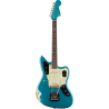 FENDER CUSTOM SHOP 1965 Jaguar Heavy Relic touche palissandre Faded Ocean Turquoise