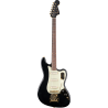 FENDER CUSTOM SHOP 1966 Bass VI Journeyman Relic avec Gold Closet Classic Hardware touche palissandre Aged Black