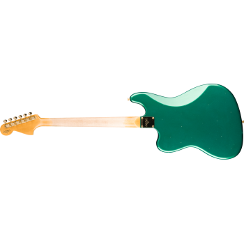 FENDER CUSTOM SHOP 1966 Bass VI Journeyman Relic avec Gold Closet Classic Hardware touche palissandre Aged British Racing Green
