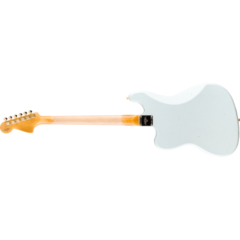 FENDER CUSTOM SHOP 1966 Bass VI Journeyman Relic avec Gold Closet Classic Hardware touche palissandre Faded Aged Sonic Blue