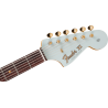 FENDER CUSTOM SHOP 1966 Bass VI Journeyman Relic avec Gold Closet Classic Hardware touche palissandre Faded Aged Sonic Blue