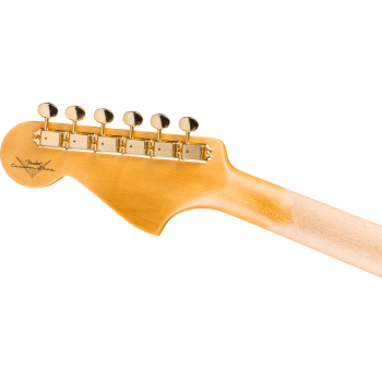 FENDER CUSTOM SHOP 1966 Bass VI Journeyman Relic avec Gold Closet Classic Hardware touche palissandre Faded Aged Sonic Blue