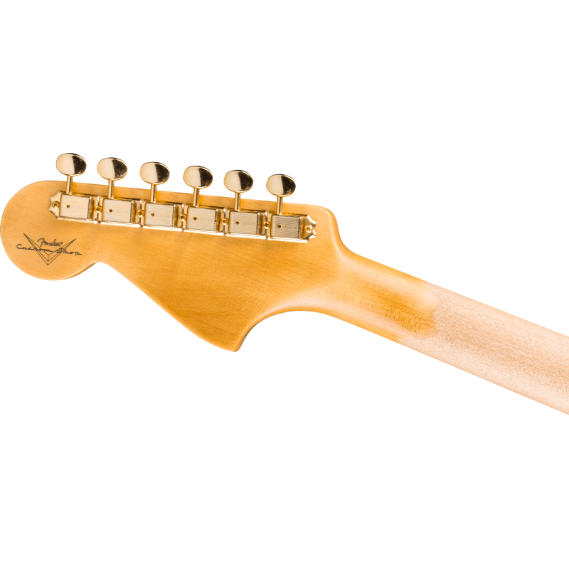FENDER CUSTOM SHOP 1966 Bass VI Journeyman Relic avec Gold Closet Classic Hardware touche palissandre Faded Aged Sonic Blue