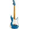 FENDER CUSTOM SHOP 1969 Stratocaster Heavy Relic 1-Piece Quartersawn Maple Neck Aged Lake Placid Blue avec Matching Headcap